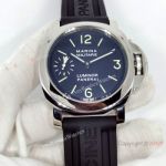 Copy Panerai PAM00036 Luminor Marina Militare Ss Black 44mm watch